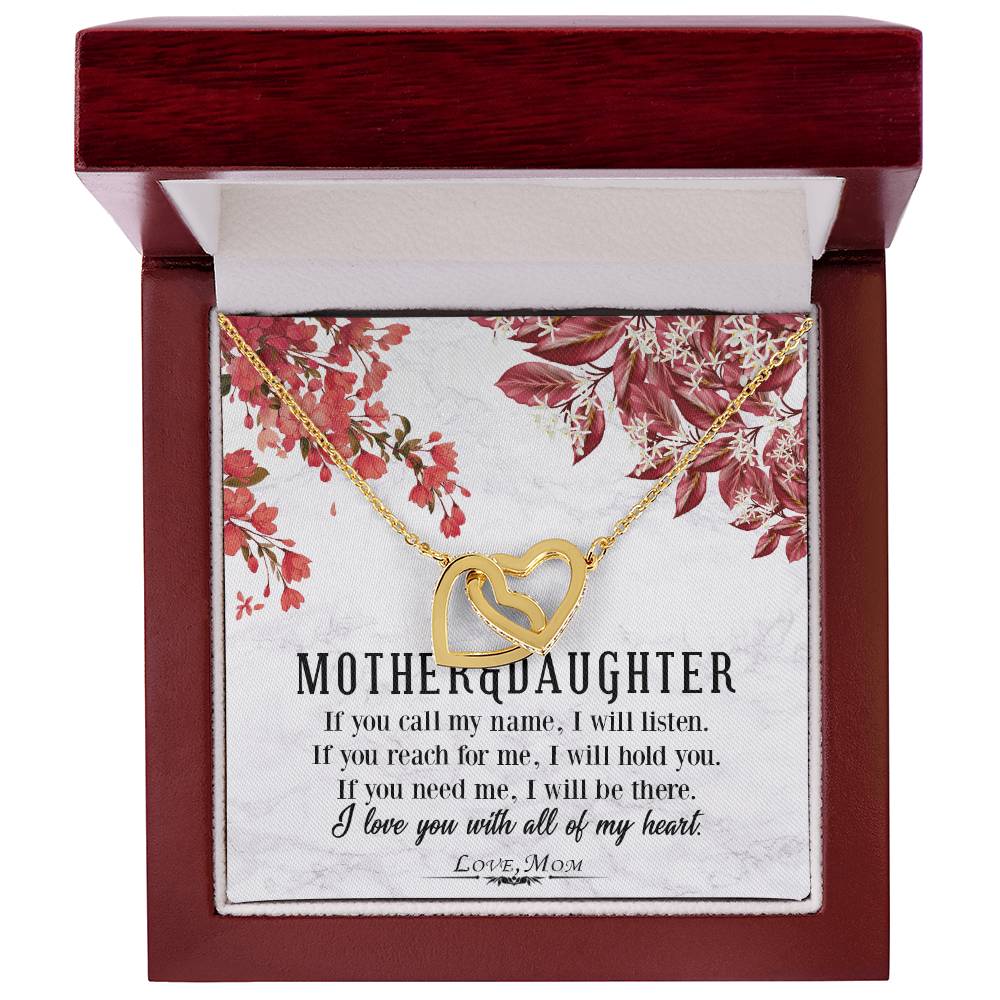 Mother & Daughter- Interlocking Hearts Interlocking Hearts Necklace
