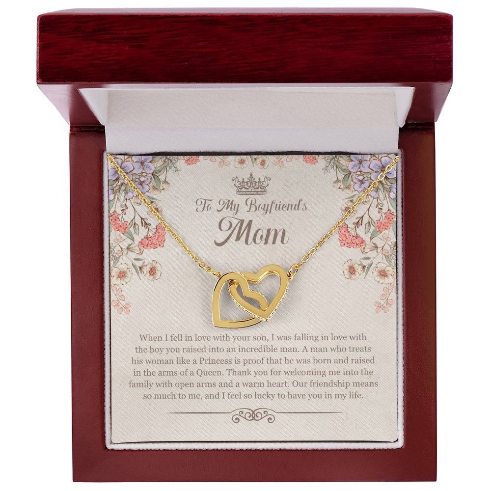 Boyfriend’S Mom - Interlocking Heart Necklace Interlocking Hearts Necklace