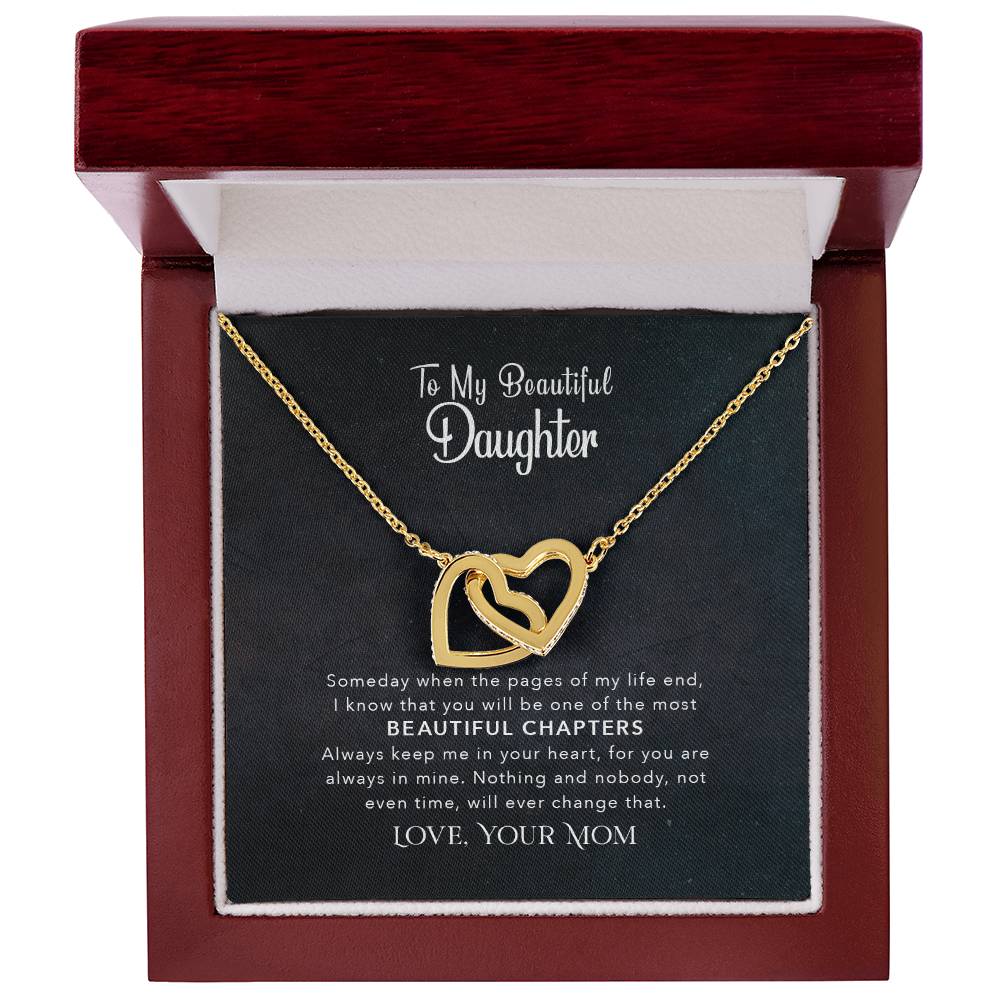 Collection Daughter - Always In My Heart Interlocking Hearts Necklace