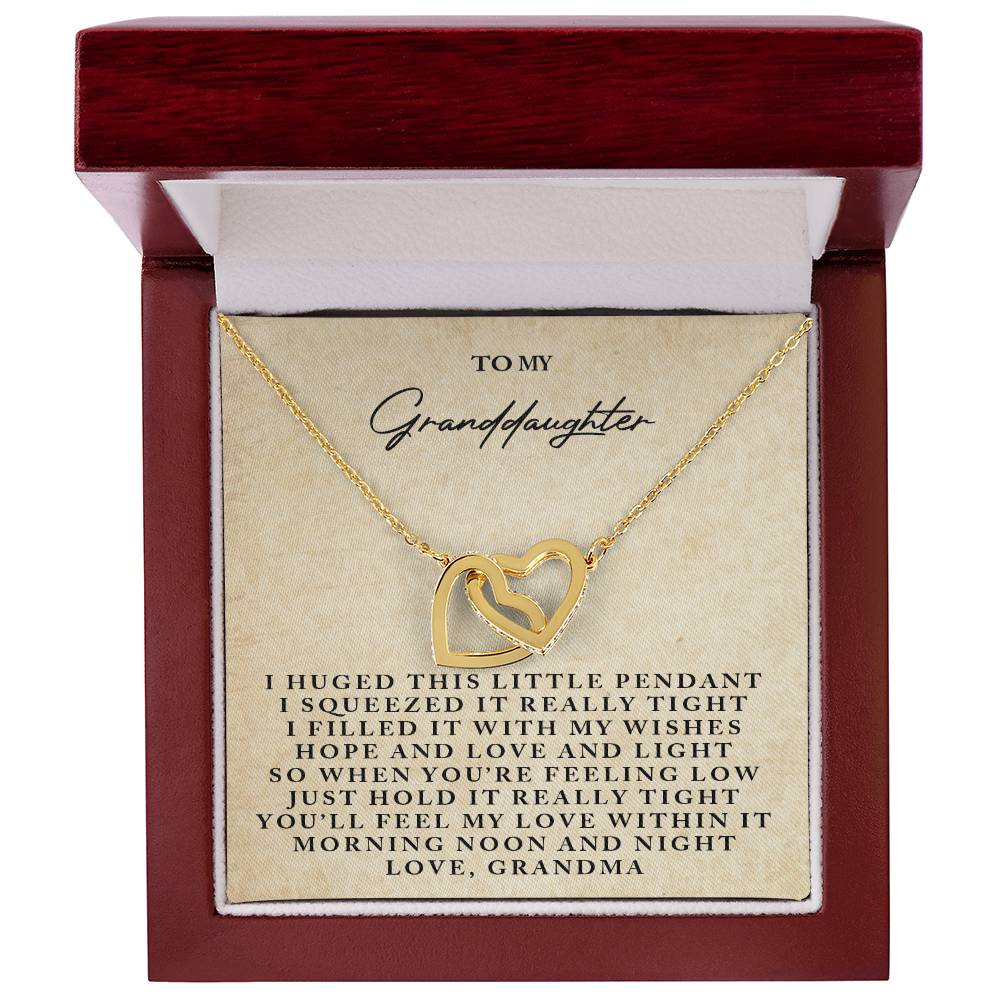 Give Her The Gift She Will Always Remember💝 - Interlocking Necklace Interlocking Hearts Necklace
