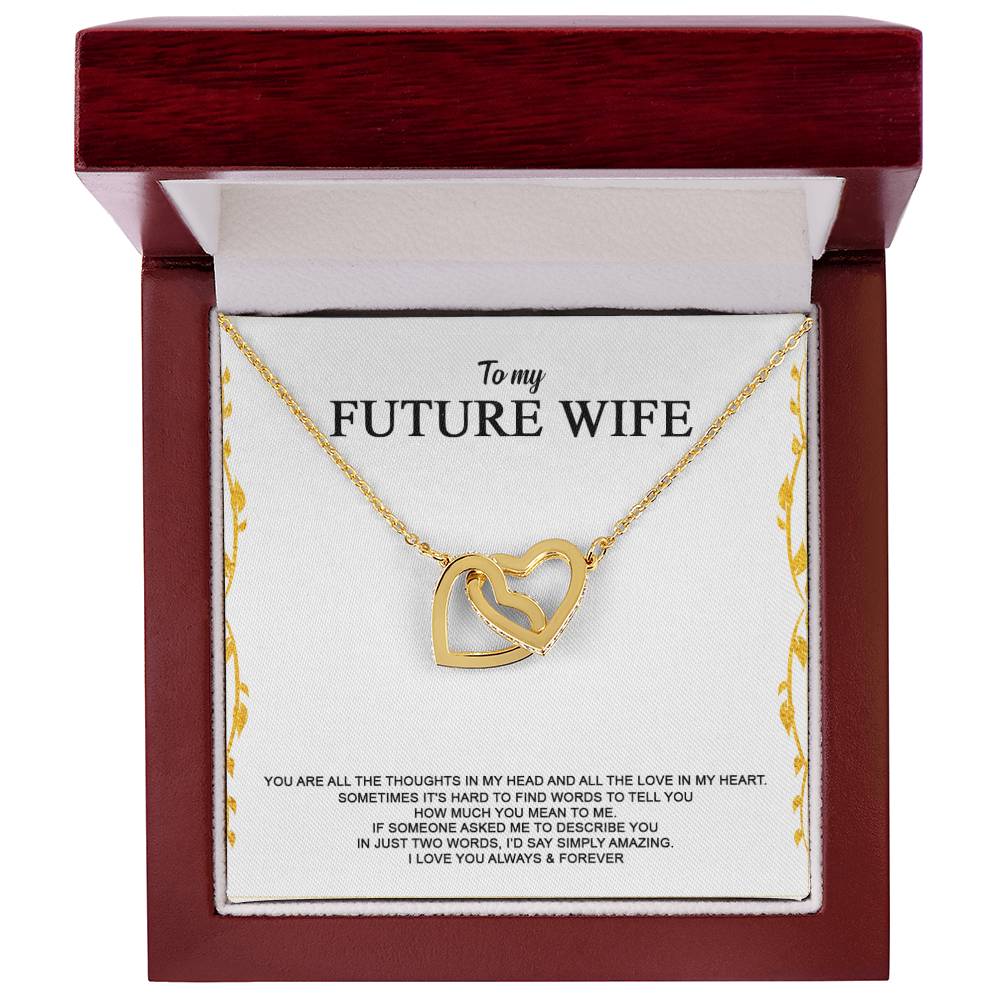 Interlocking Hearts Necklace For Your Future Wife
