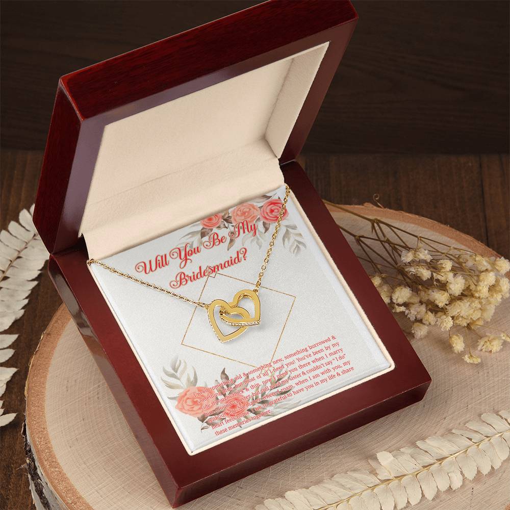 Interlocking Hearts Bridesmaid Necklace Gift Perfect Us Gifts Interlocking Hearts Necklace