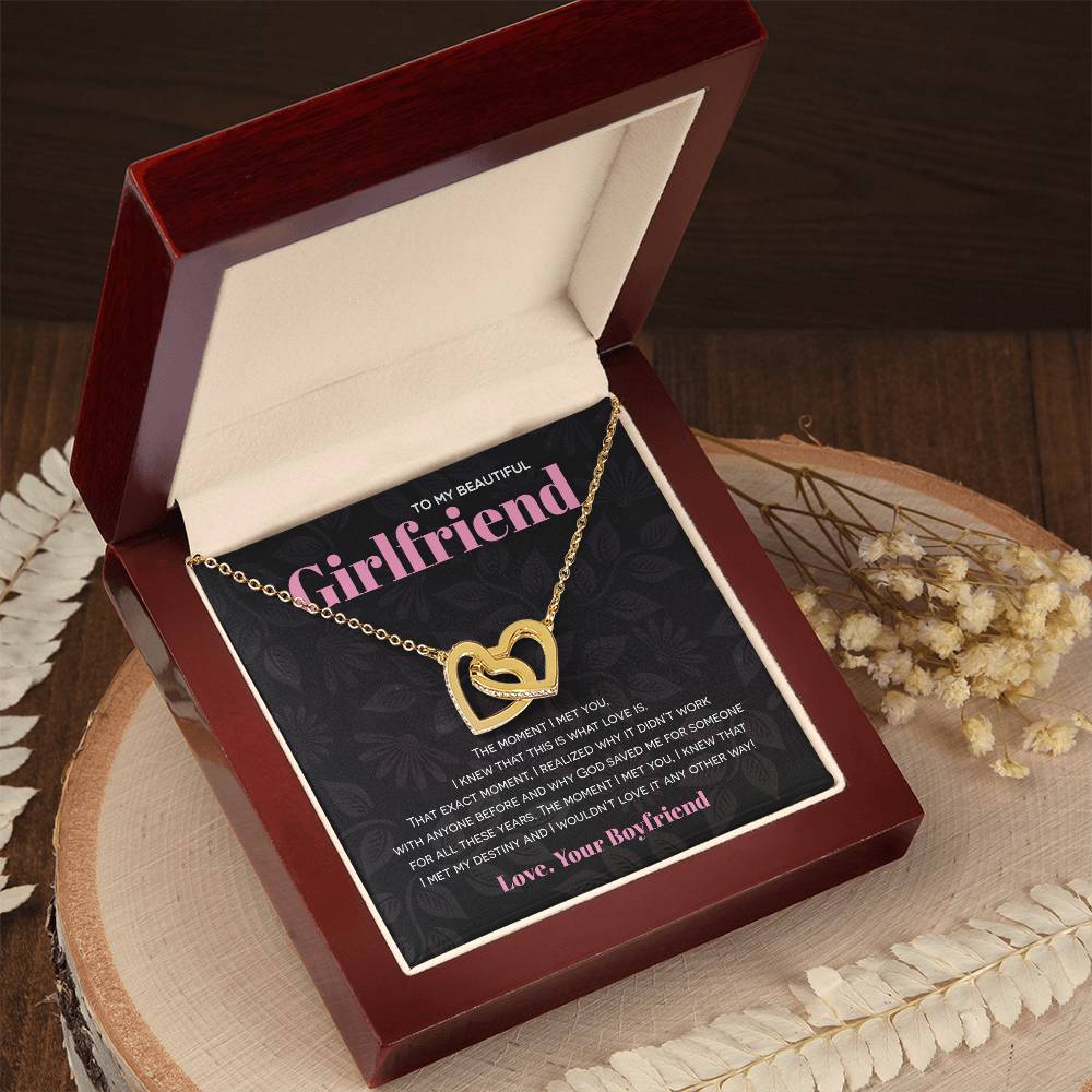 Interlocking Hearts - God Saved Me For You Interlocking Hearts Necklace