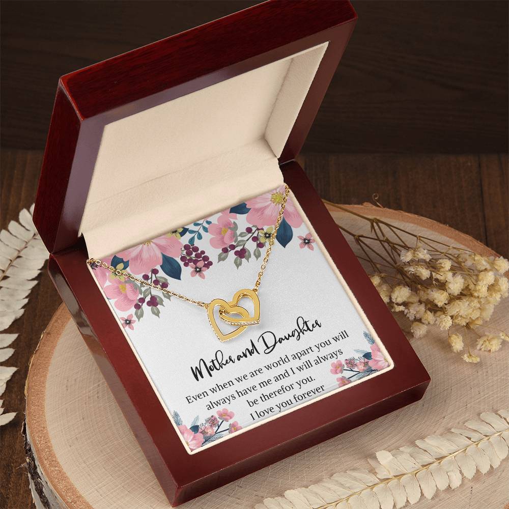 Mom And Daughter Necklace Mother Daughter Jewelry Mother Daughter Necklace Mother And Daughter Necklacemother And Daughter Birthday Gift Interlocking Hearts Necklace