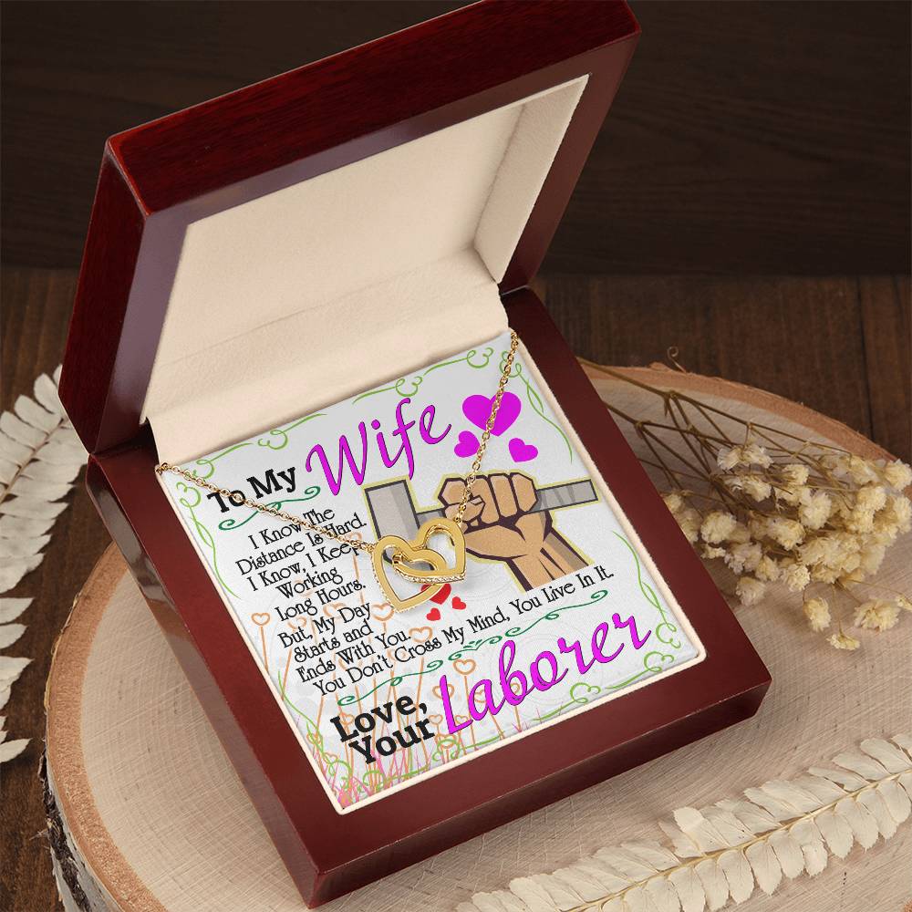 Laborer'S Wife - Interlocking Heart Necklace Interlocking Hearts Necklace