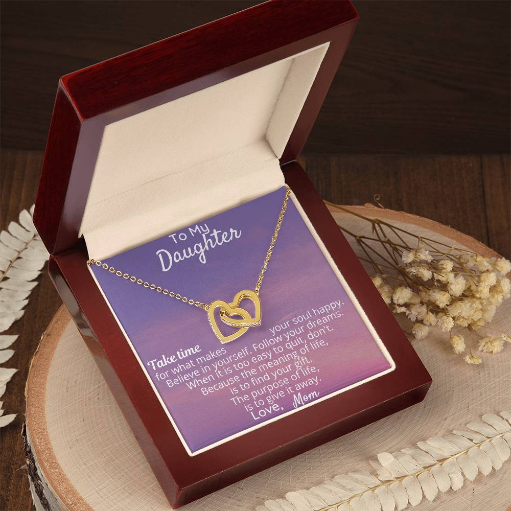 Take Time For - Interlocking Hearts Necklace