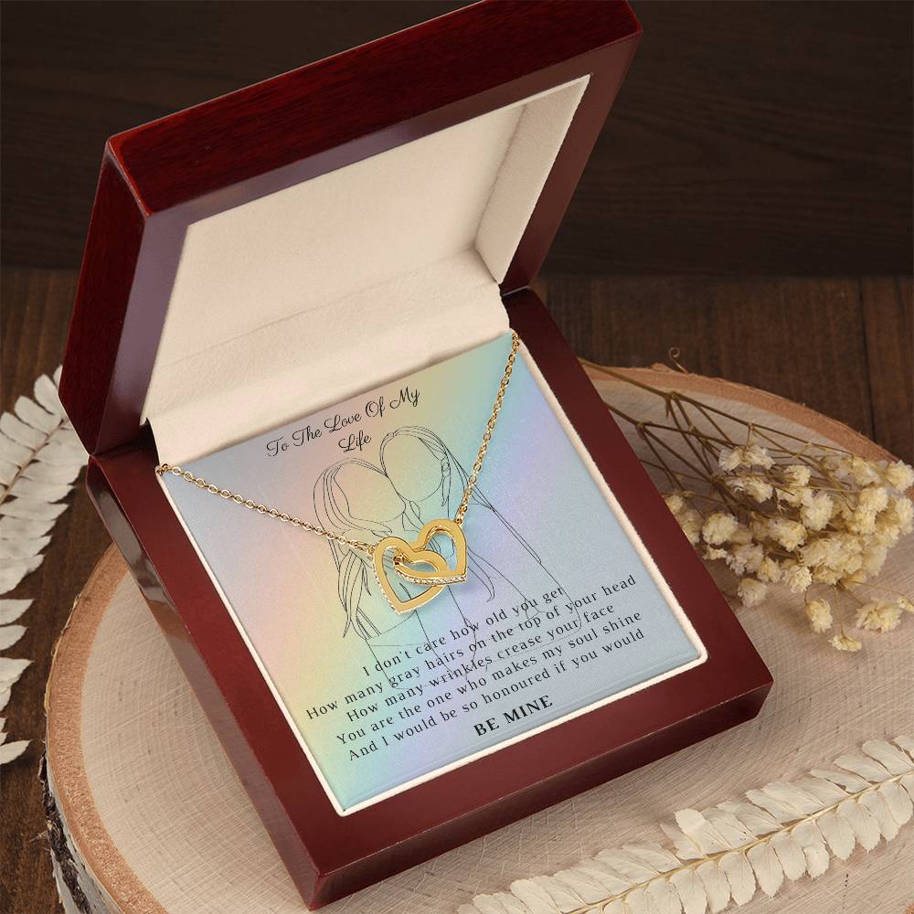 Love Of My Life Interlocking Heart Necklace Interlocking Hearts Necklace