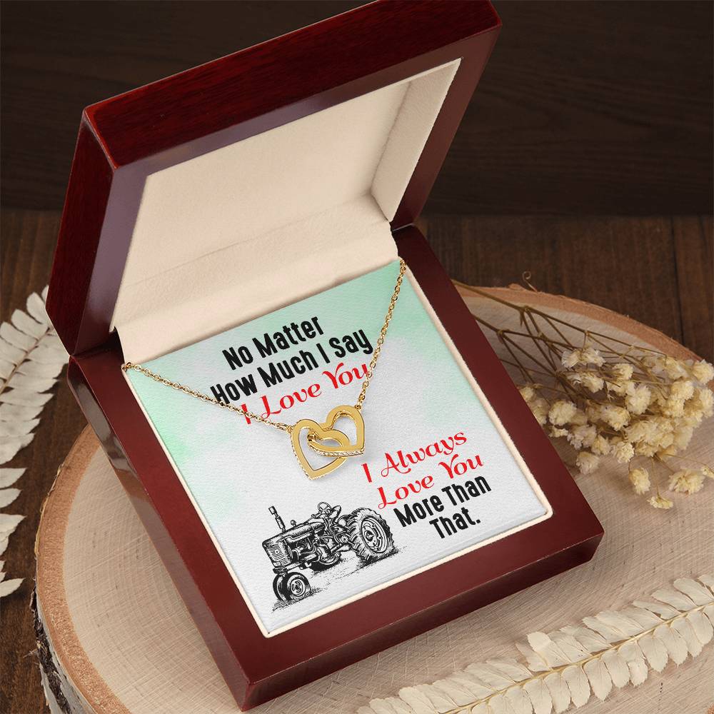 Farmer'S Girlfriend- Interlocking Heart Necklace Interlocking Hearts Necklace