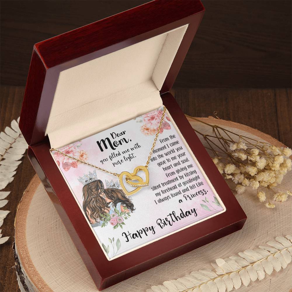You Fill Me Interlocking Hearts Necklace