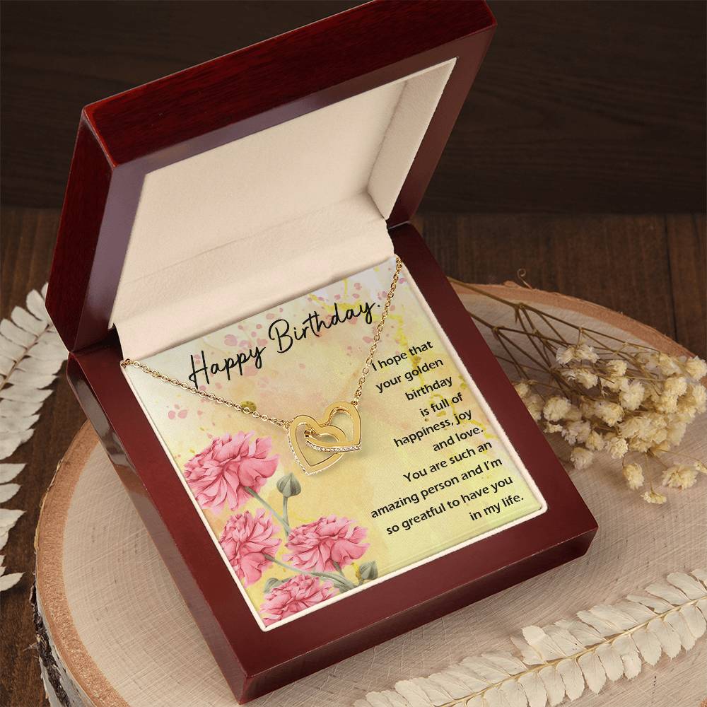 Interlocked Heart Neckless - For Birthday Interlocking Hearts Necklace