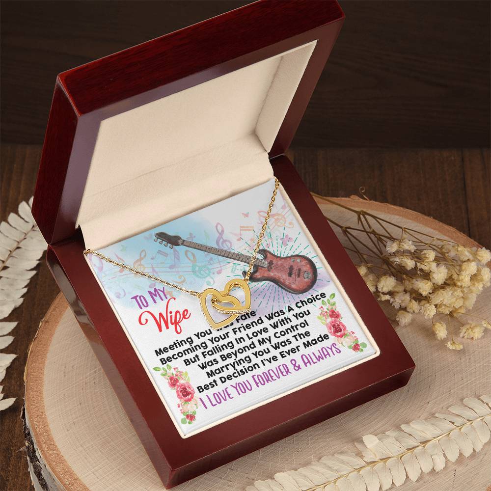 Bass Player'S Wife - Interlocking Heart Necklace Interlocking Hearts Necklace