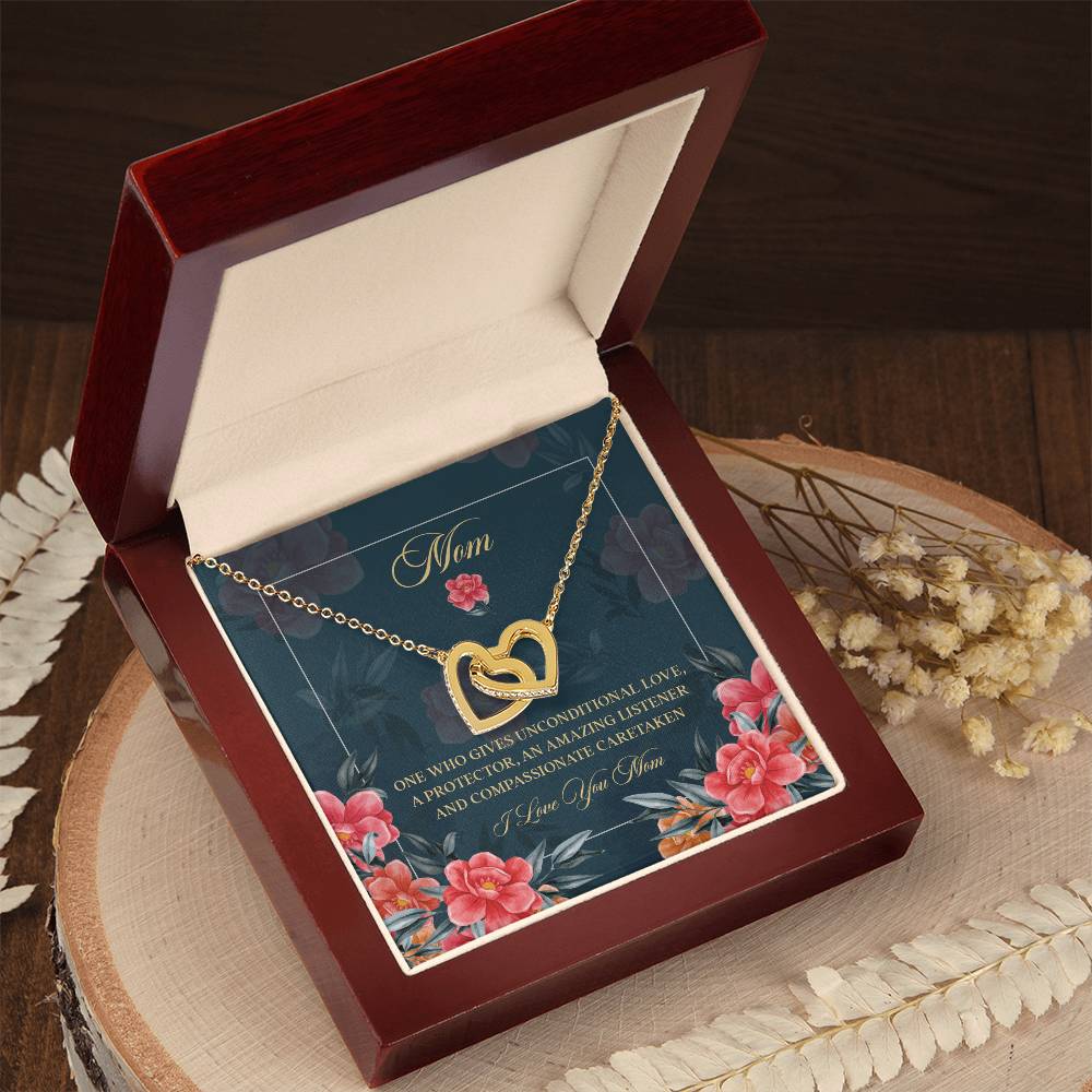 Mother'S Day Gift - Unconditional Love - The Interlocking Heart Necklace Interlocking Hearts Necklace