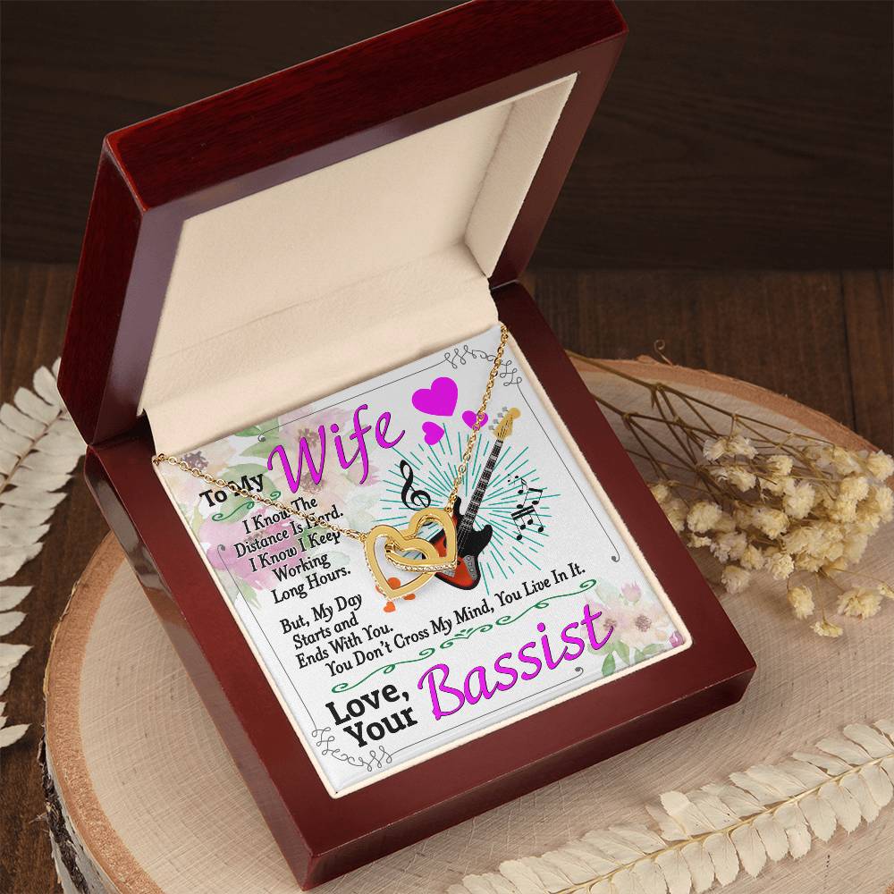 Bassist'S Wife - Interlocking Heart Necklace Interlocking Hearts Necklace