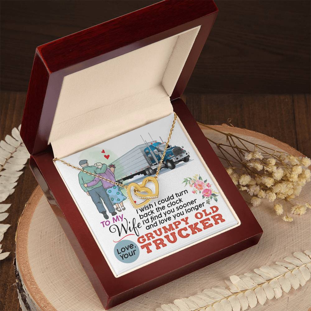 Trucker'S Wife - Interlocking Heart Necklace Interlocking Hearts Necklace
