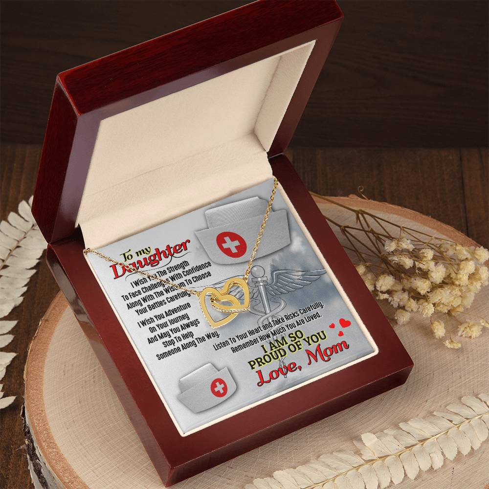 Nurse'S Daughter - Interlocking Heart Necklace Interlocking Hearts Necklace