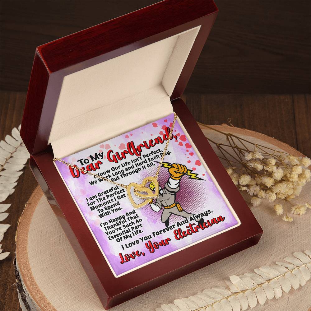 Electrician'S Girlfriend- Interlocking Heart Necklace Interlocking Hearts Necklace