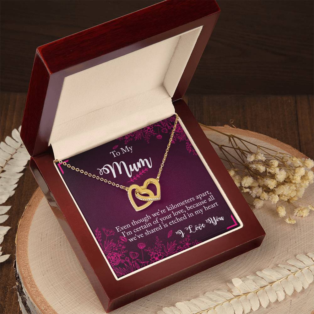 Sdgsga Interlocking Hearts Necklace