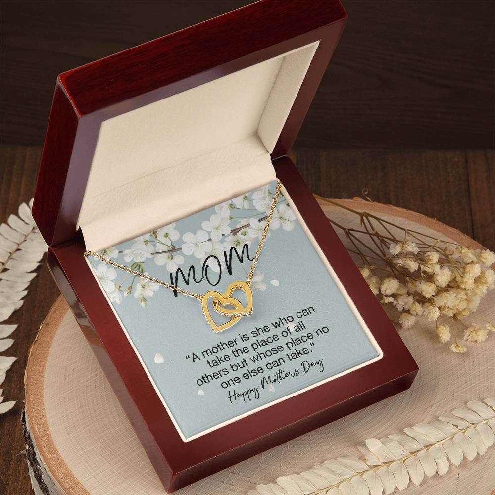 Gift For Mom From Daughter On Mother'S Day Gift For Mom On Mothers Day 2021 Gift Guide For Mom Gift Ideas For Mom Interlocking Hearts Necklace