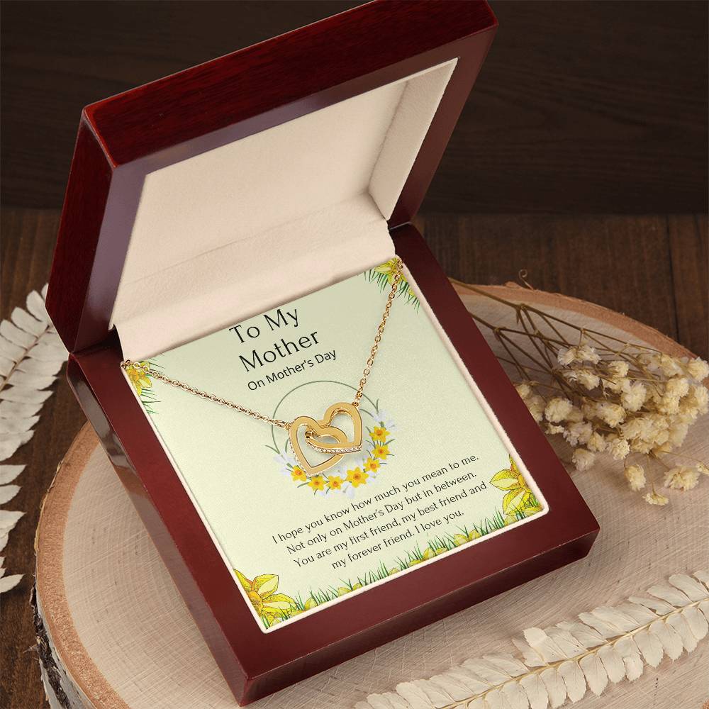 Interlocking Heart Mother’S Day Necklace. Interlocking Hearts Necklace