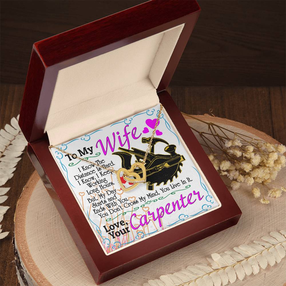 Carpenter'S Wife - Interlocking Heart Necklace Interlocking Hearts Necklace