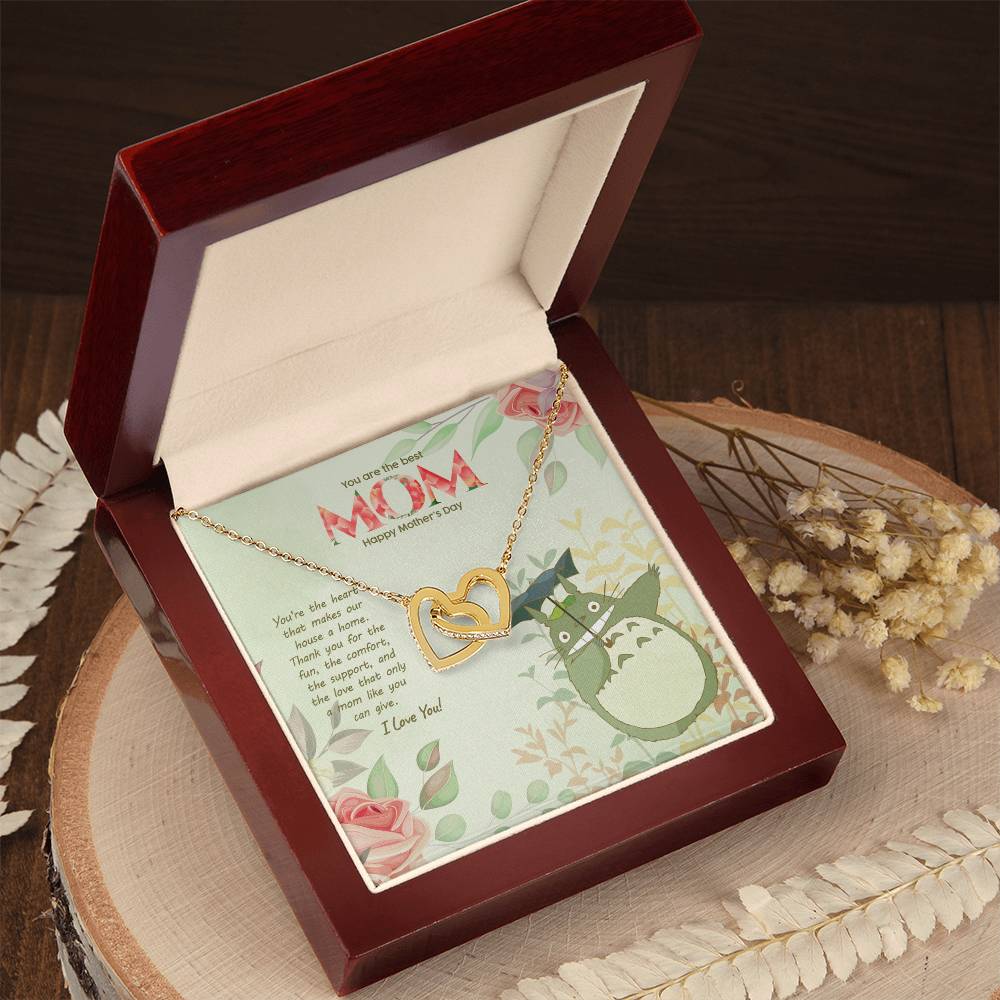 Special Edition You Are The Best Mom! Interlocked Hearts Tm2V4 Interlocking Hearts Necklace