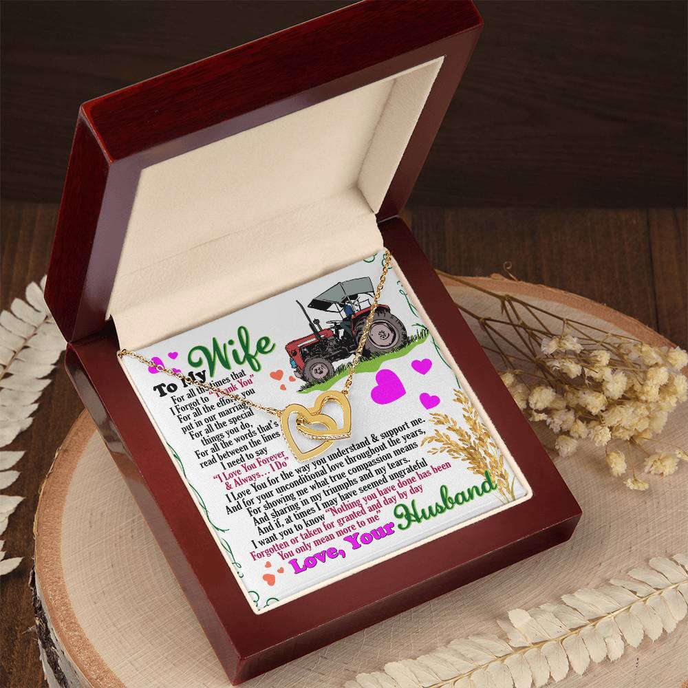 Farmer'S Wife - Interlocking Heart Necklace Interlocking Hearts Necklace
