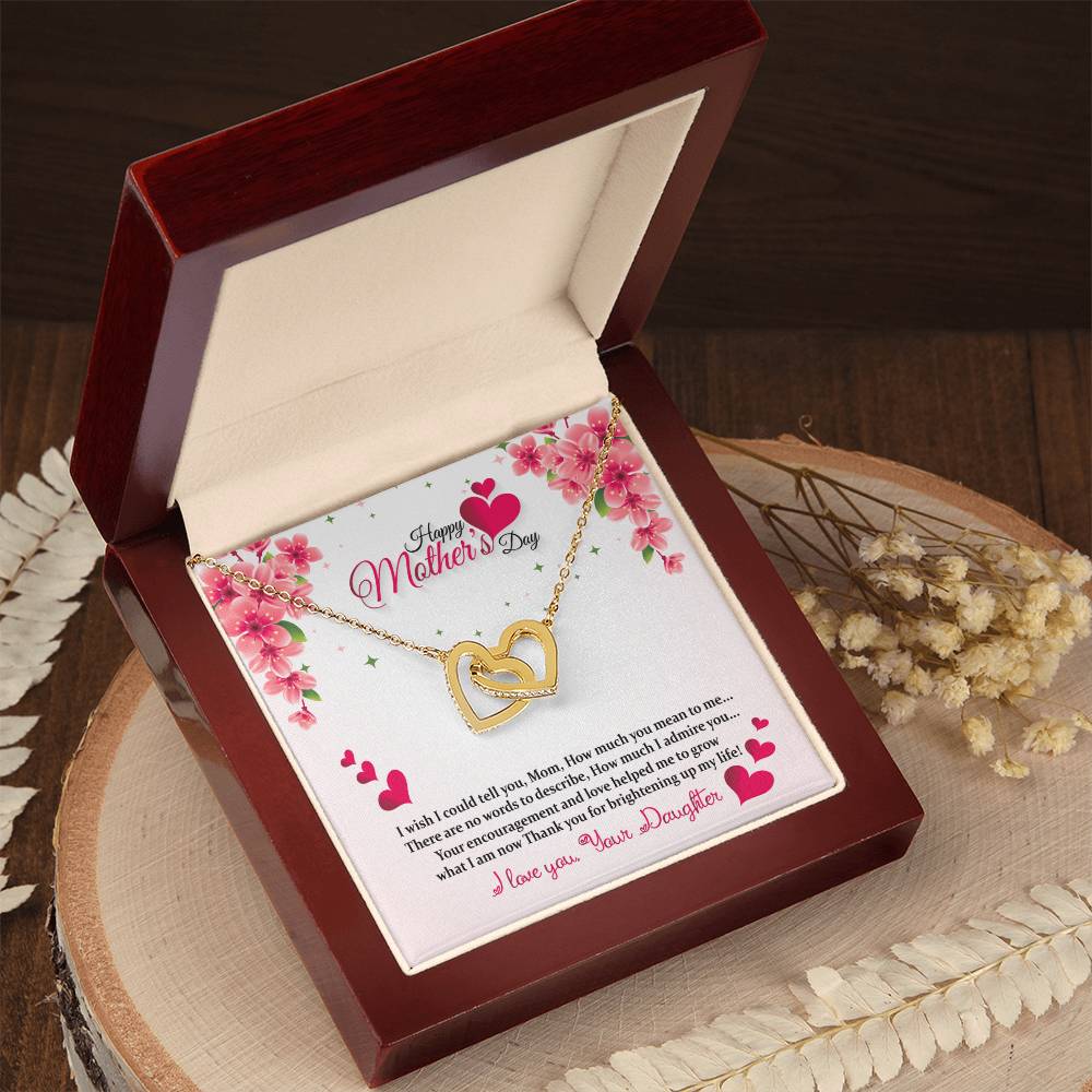 Interlocked Heart Neckless - Mother'S Day Interlocking Hearts Necklace