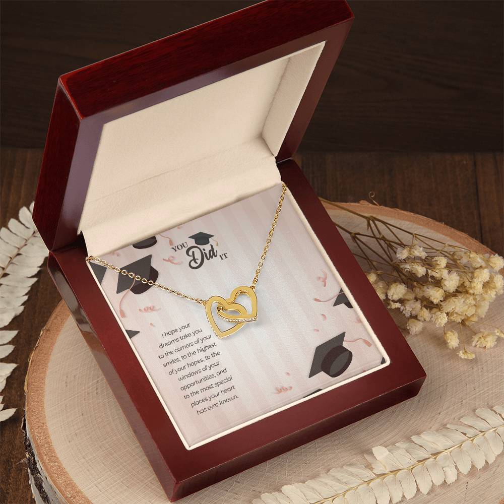 Taking You To Your Dreams - Interlocking Hearts Necklace