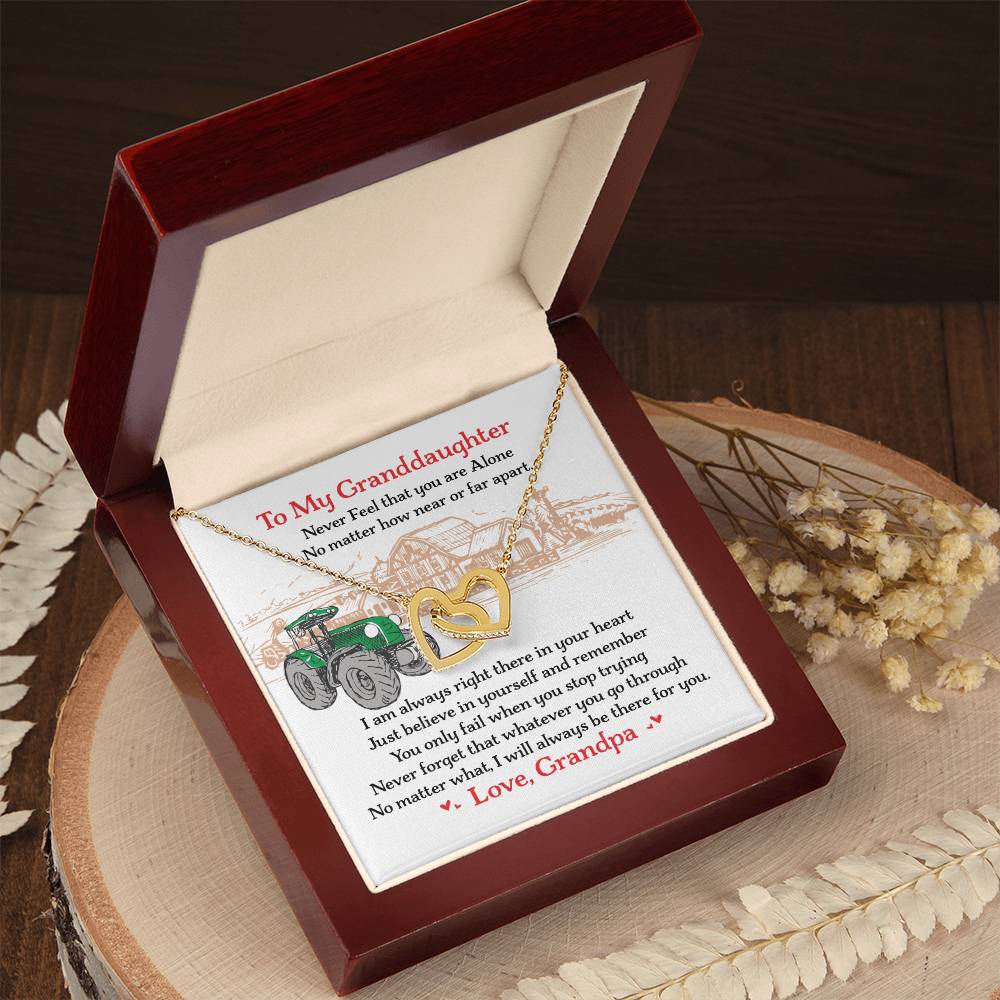 Farmer'S Granddaughter - Interlocking Heart Necklace Interlocking Hearts Necklace