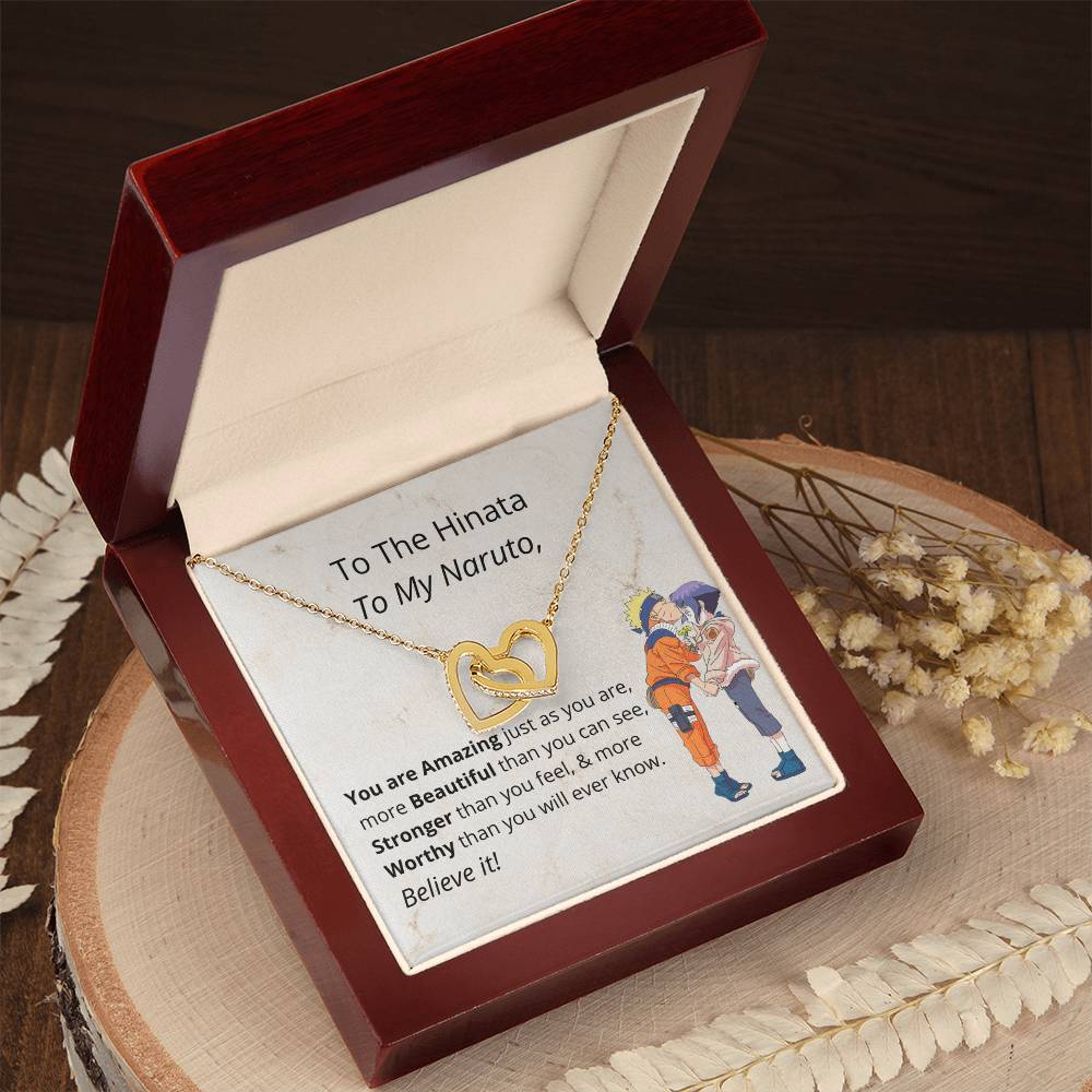 You'Re Amazing Believe It! - Necklace Interlocking Hearts Necklace