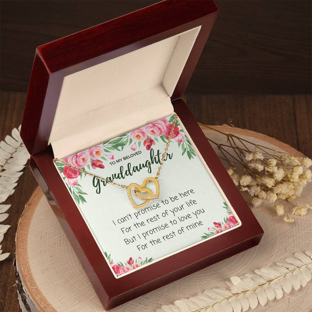 Luxury Gift From Grandmother To Granddaughter - Interlocking Hearts Necklace