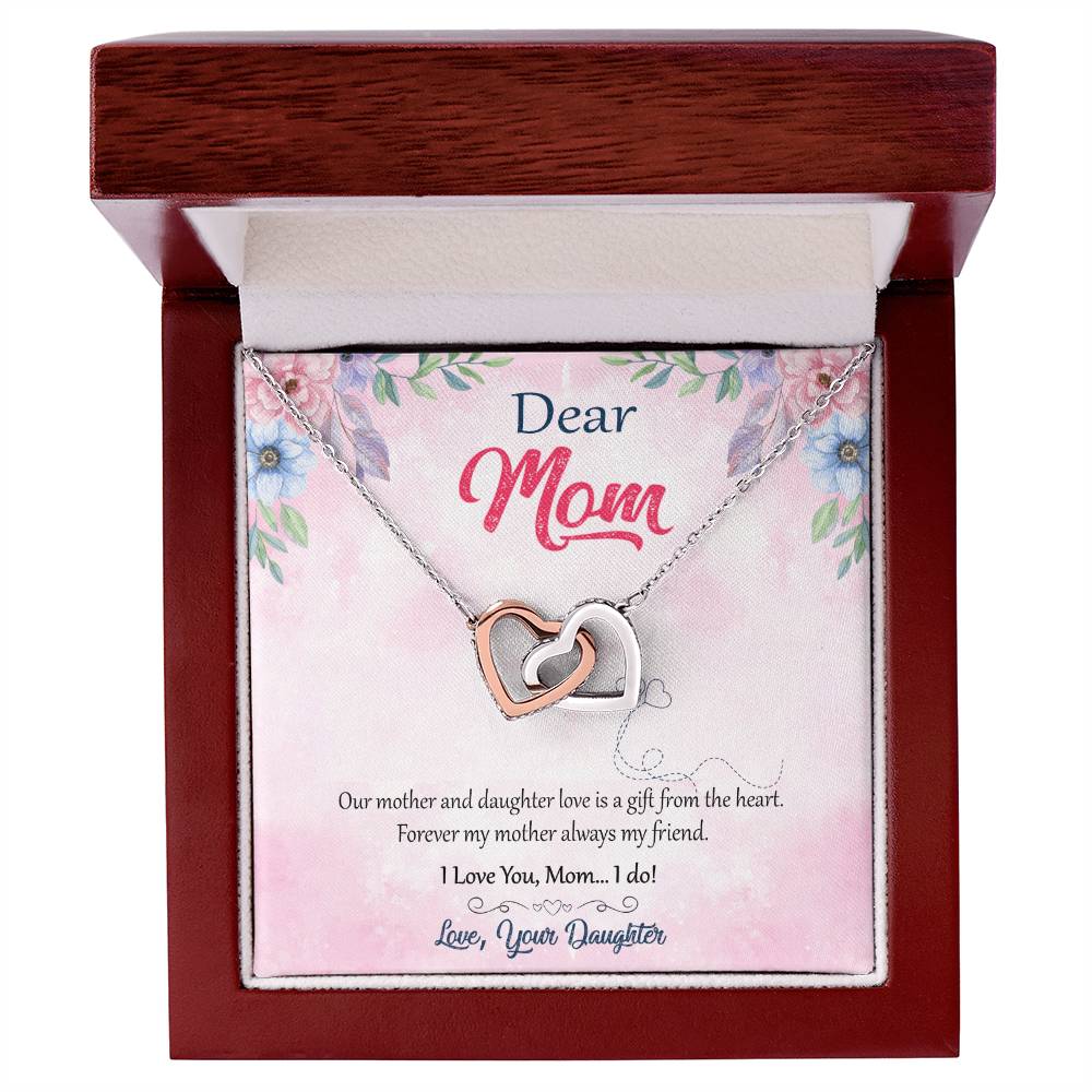 Mother'S Day Gift — Interlocking Hearts Necklace