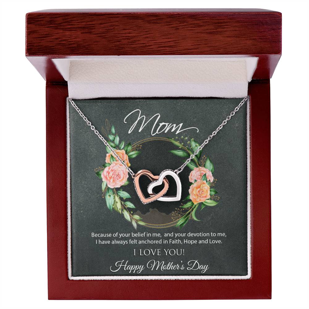 Interlocking Hearts Mother'S Day Necklace Interlocking Hearts Necklace
