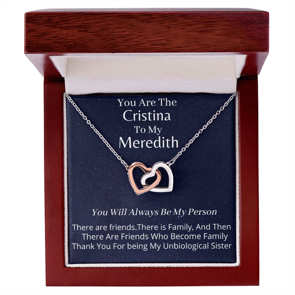 To My Person Nurse Week Special Interlocking Hearts Necklace