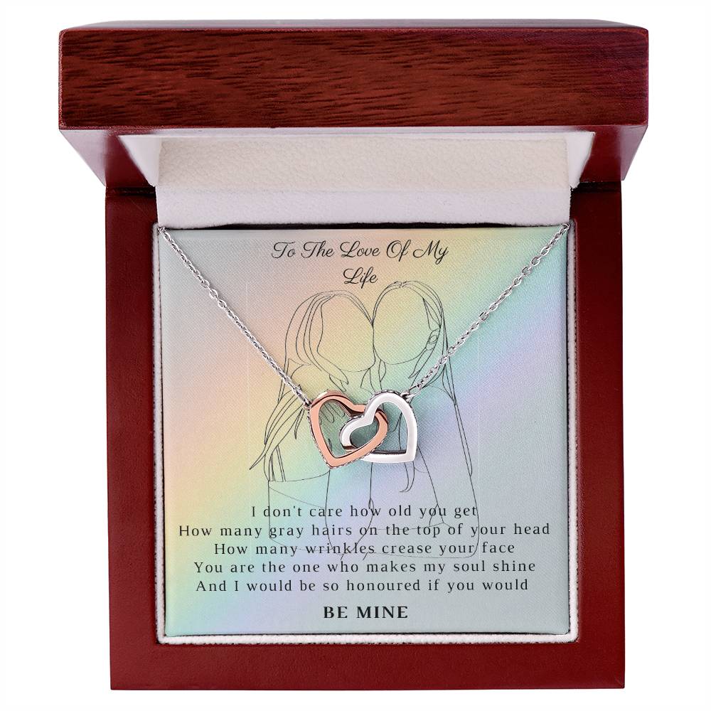 Love Of My Life Interlocking Heart Necklace Interlocking Hearts Necklace