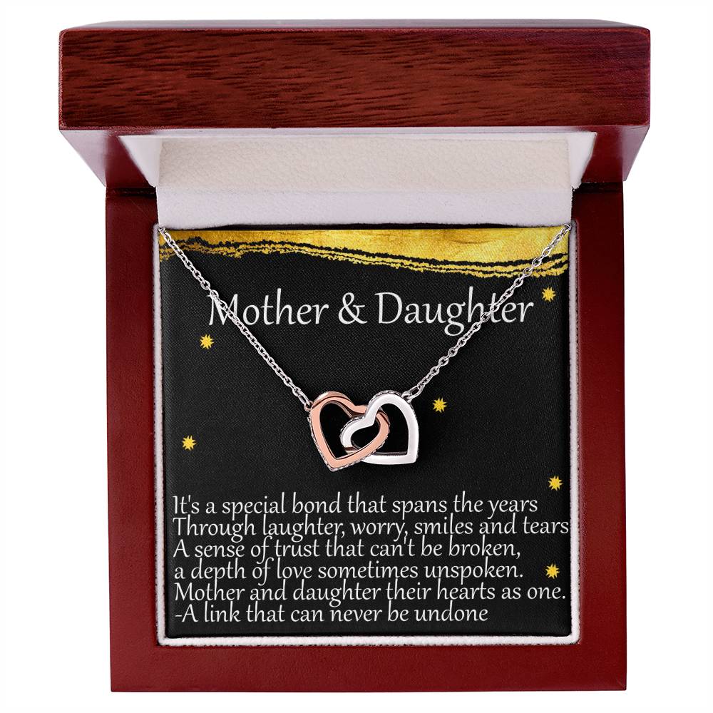 Mother & Daughter Interlocking Hearts Interlocking Hearts Necklace