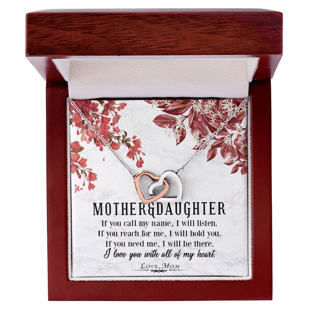 Mother & Daughter- Interlocking Hearts Interlocking Hearts Necklace