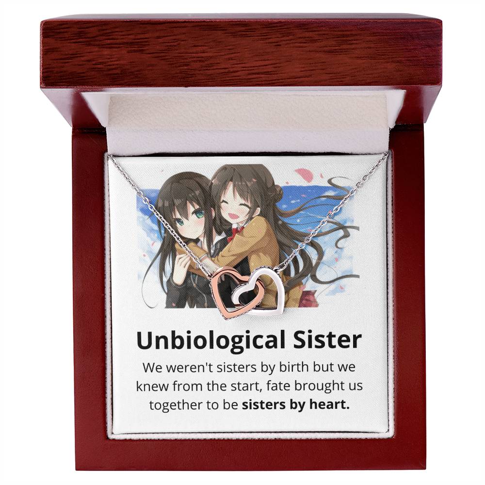 Sisters By Heart - Necklace Interlocking Hearts Necklace