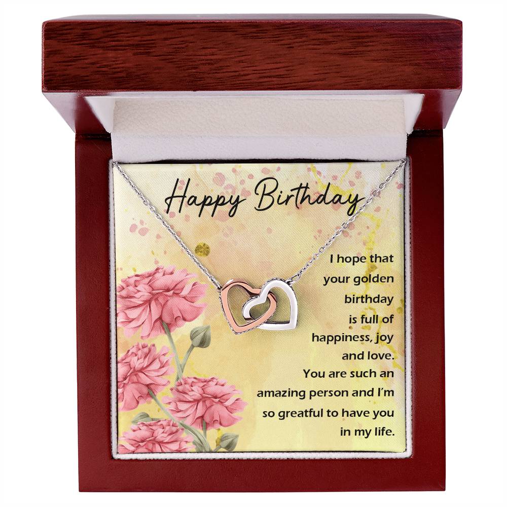 Interlocked Heart Neckless - For Birthday Interlocking Hearts Necklace