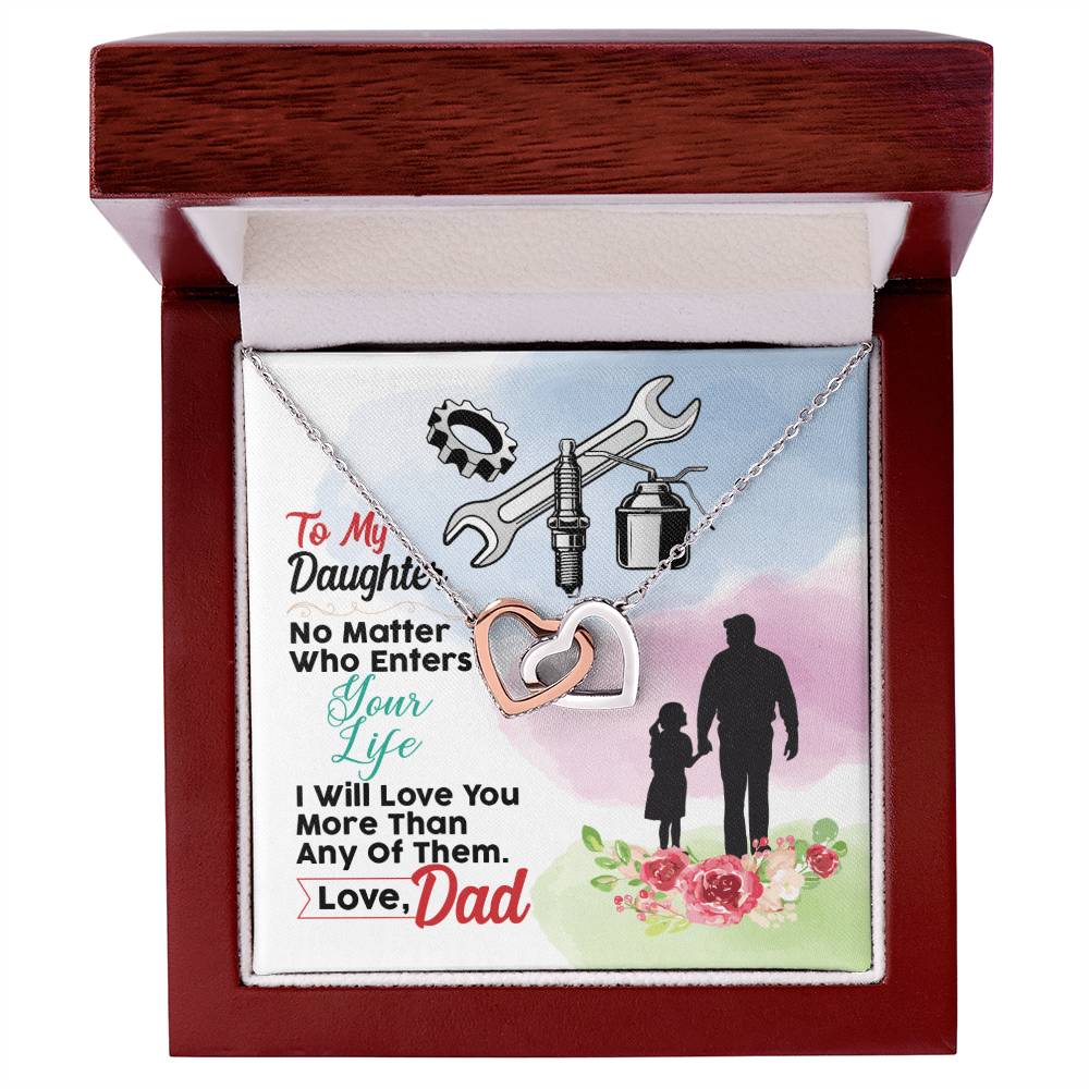 Mechanic'S Daughter - Interlocking Heart Necklace Interlocking Hearts Necklace