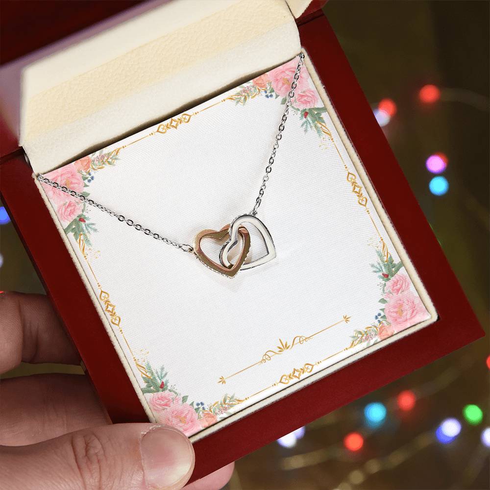 Mother'S Day Interlocking Hearts Necklace