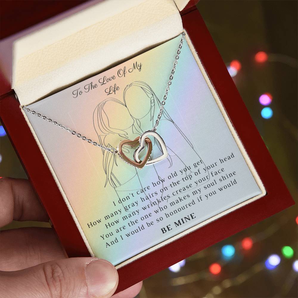 Love Of My Life Interlocking Heart Necklace Interlocking Hearts Necklace