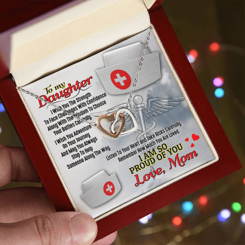 Nurse'S Daughter - Interlocking Heart Necklace Interlocking Hearts Necklace