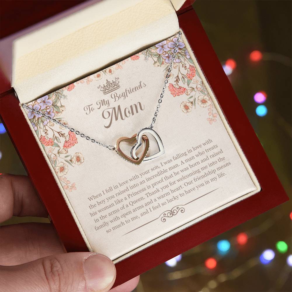 Boyfriend’S Mom - Interlocking Heart Necklace Interlocking Hearts Necklace