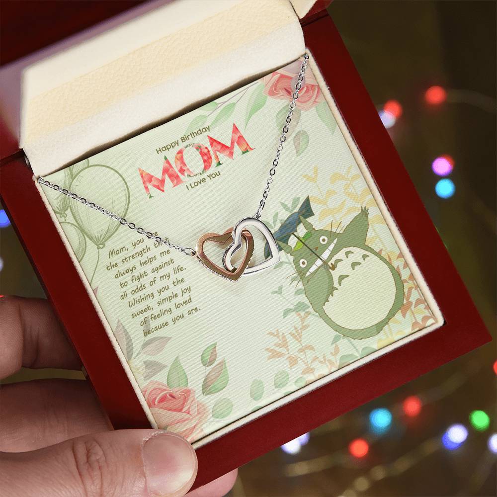Our Strength Provider! - Interlocking Hearts Necklace