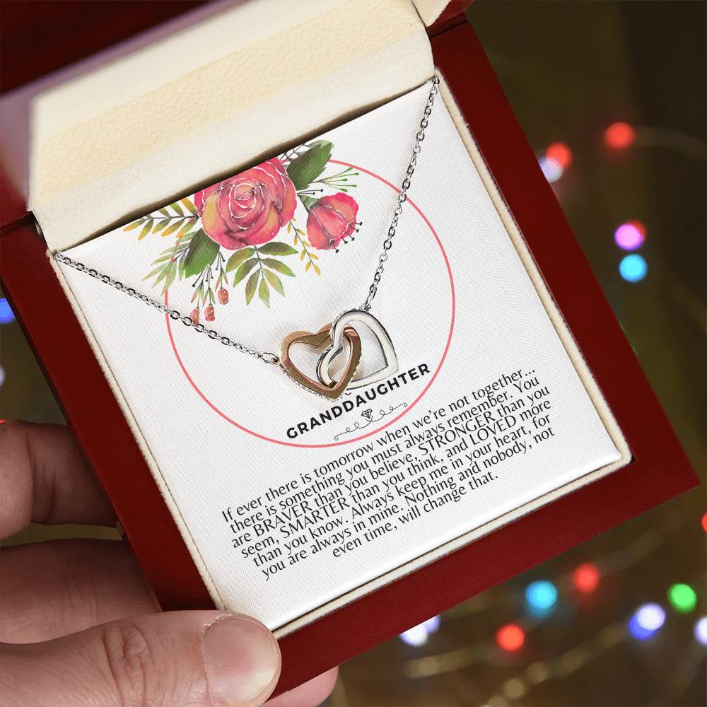Interlocking Hearts Necklace To Granddaughter