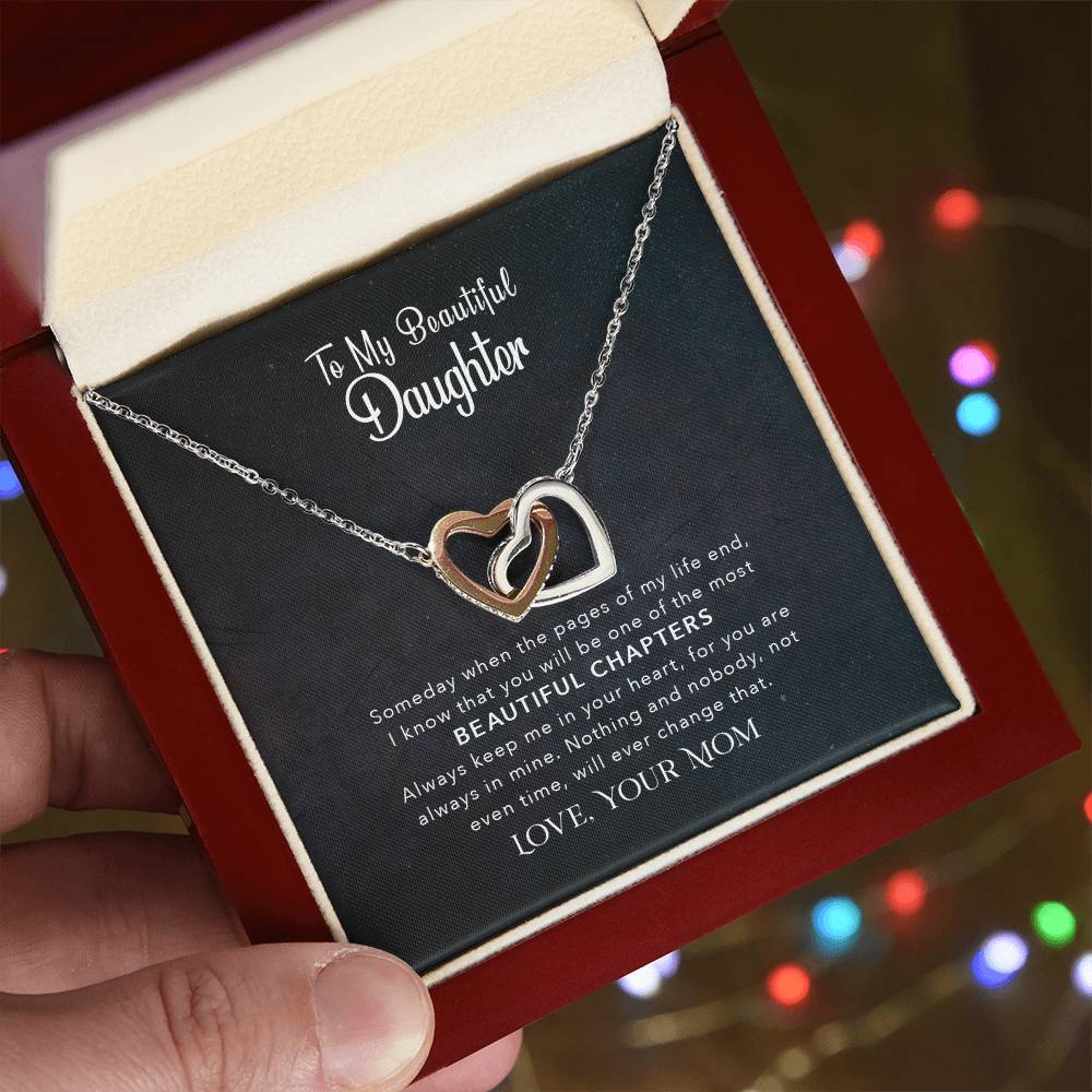 Collection Daughter - Always In My Heart Interlocking Hearts Necklace