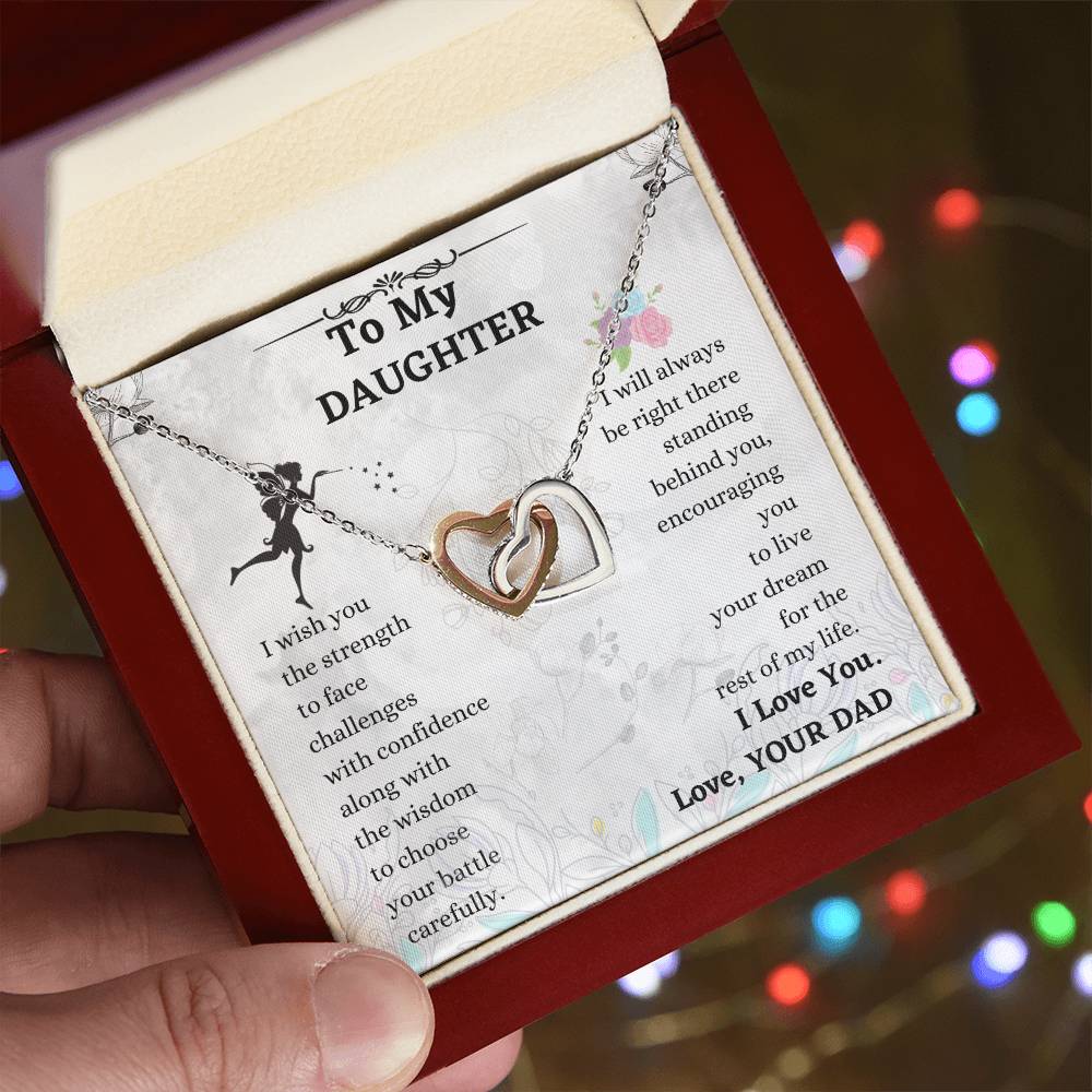 TO0951~1 Interlocking Hearts Necklace