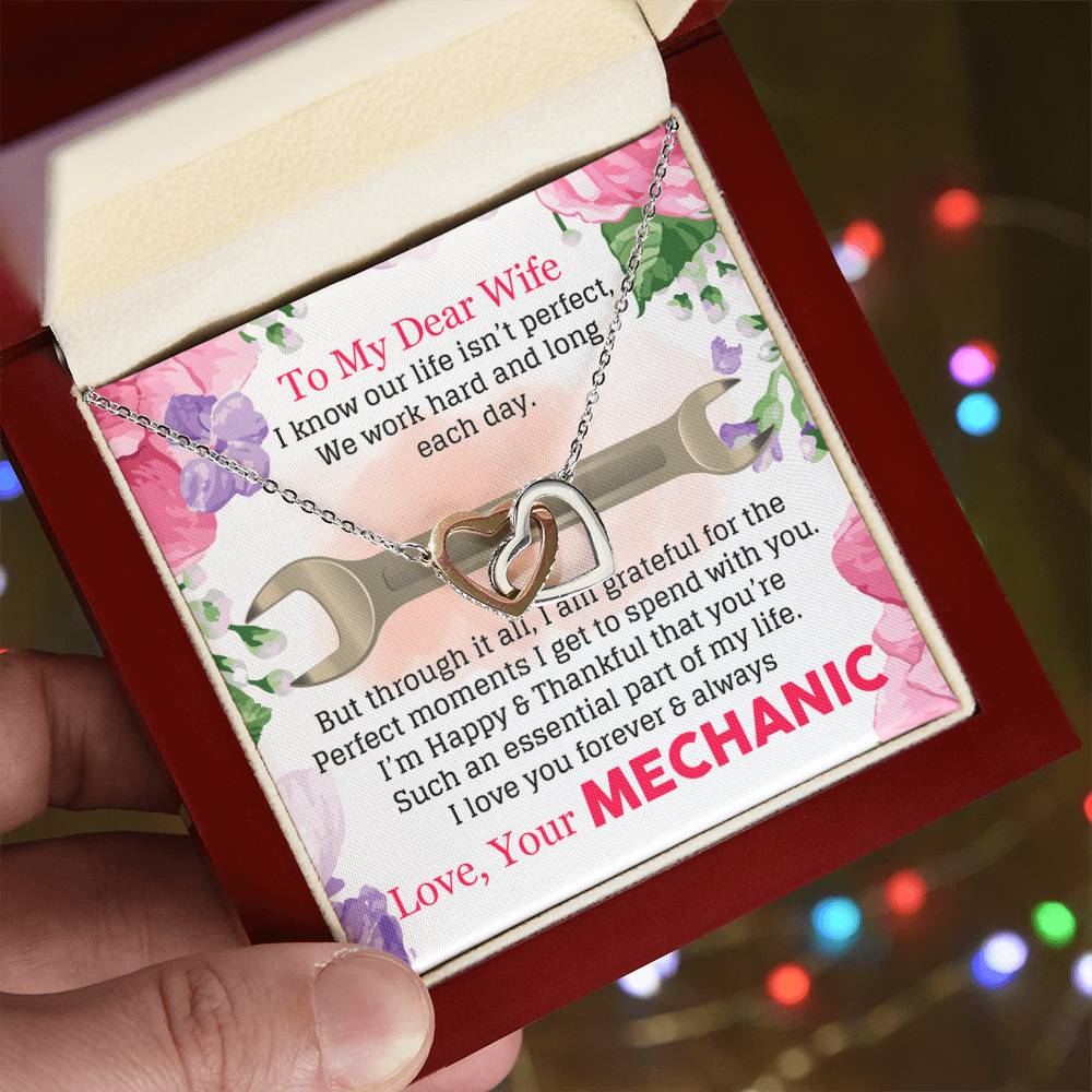Mechanic'S Wife - Interlocking Heart Necklace Interlocking Hearts Necklace