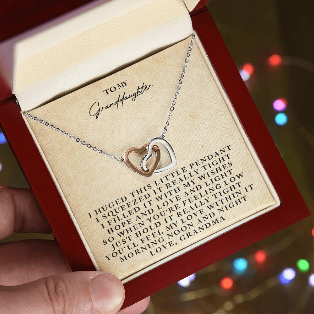 Give Her The Gift She Will Always Remember💝 - Interlocking Necklace Interlocking Hearts Necklace